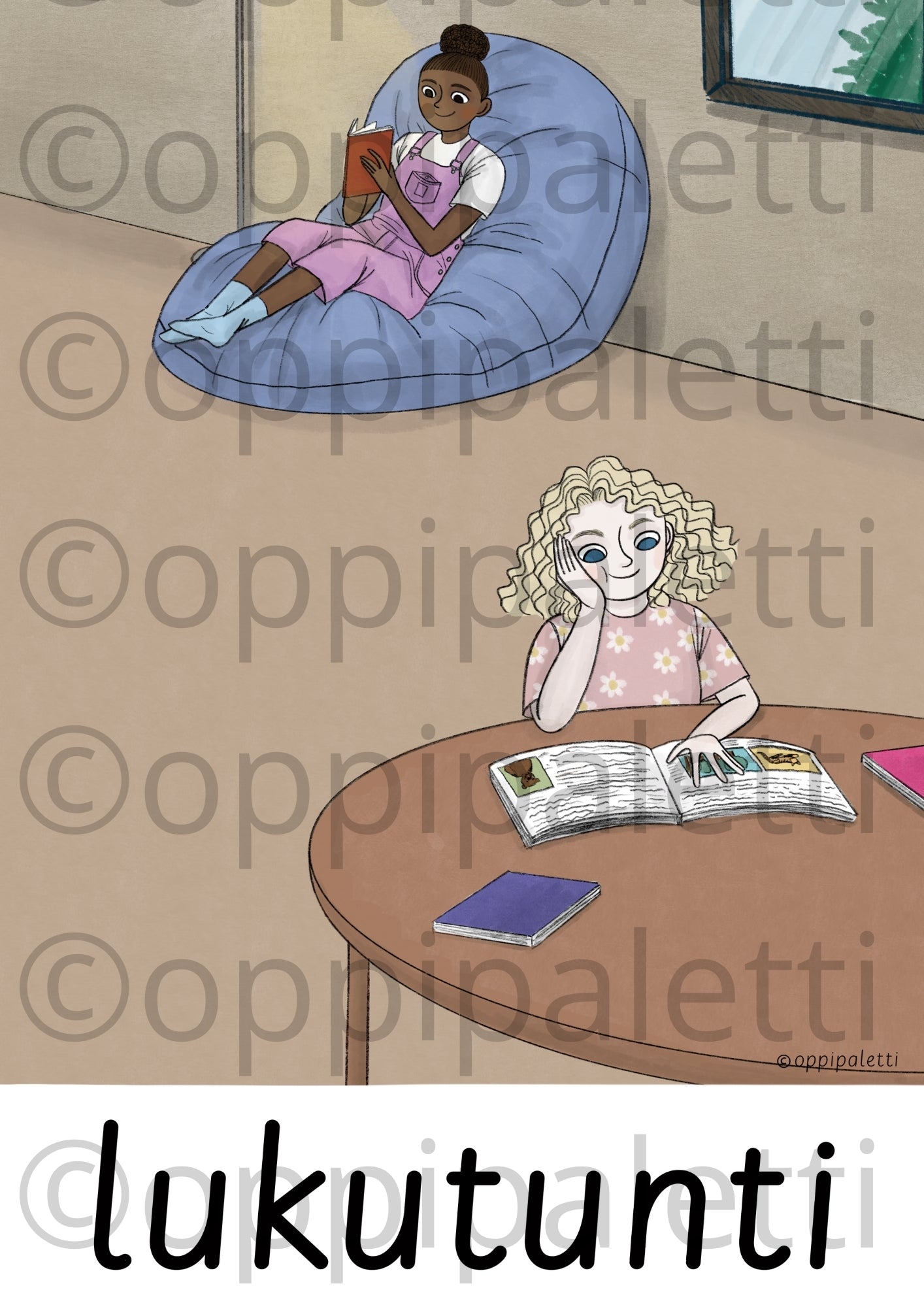 Reading lesson