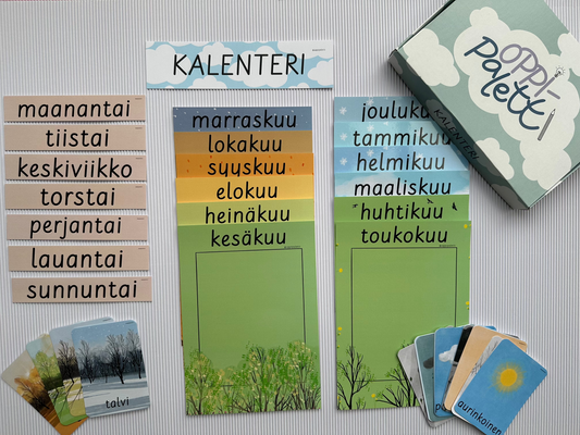 B-laatuinen kalenteripaketti