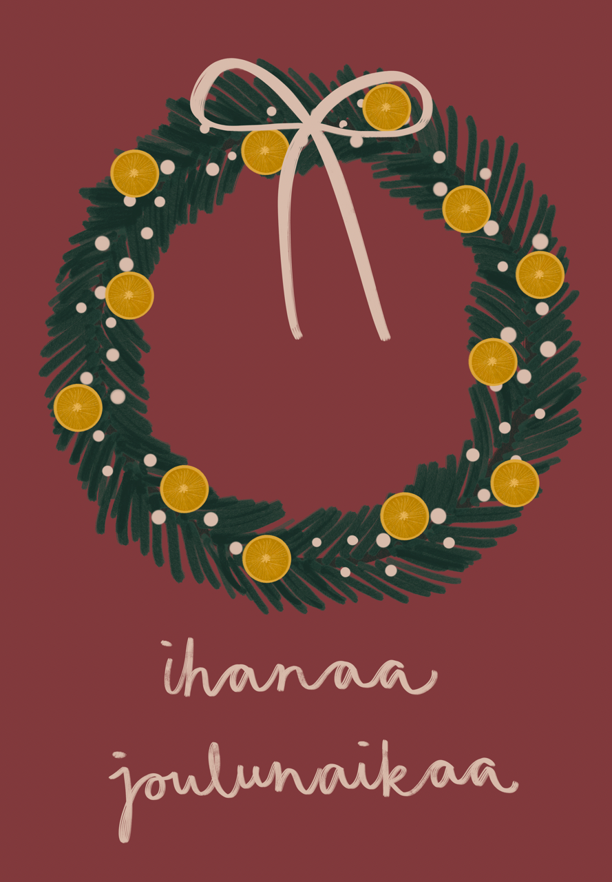 Orange wreath