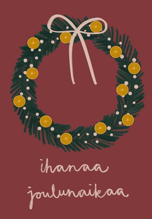 Orange wreath